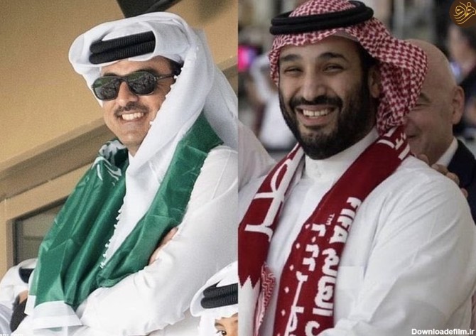 فرارو | (عکس) خوشحالی امیر قطر و همسرش از برد تاریخی عربستان