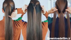 مدل موهای بلند دخترانه شیک - آموزش شینیون