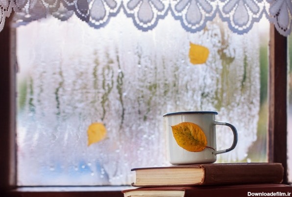 عکس باران و پنجره | متن زیبا و عاشقانه در مورد باران و پنجره