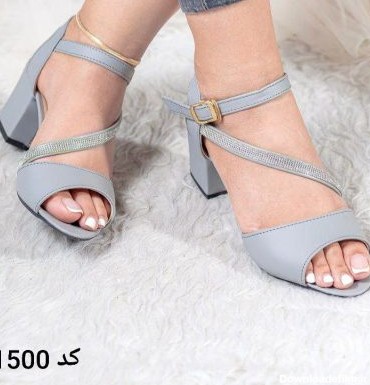 خرید اینترنتی کفش مجلسی زنانه دخترانه مدل سارا شیک جدید در دو رنگ طوسی و مشکی اصفهان
