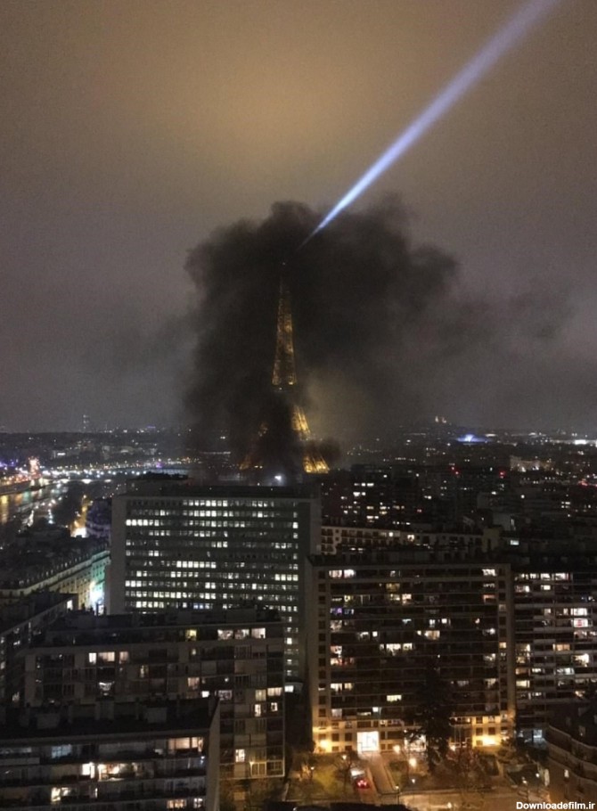 برج ایفل و فرانسه غرق در دود خشم معترضان جلیقه زرد + تصاویر - تسنیم