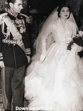 عکسی از مراسم عروسی محمدرضا پهلوی و ثریا بختیاری