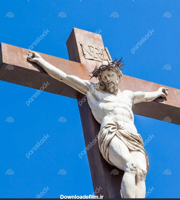 عکس مسیح با صلیب - عکس نودی