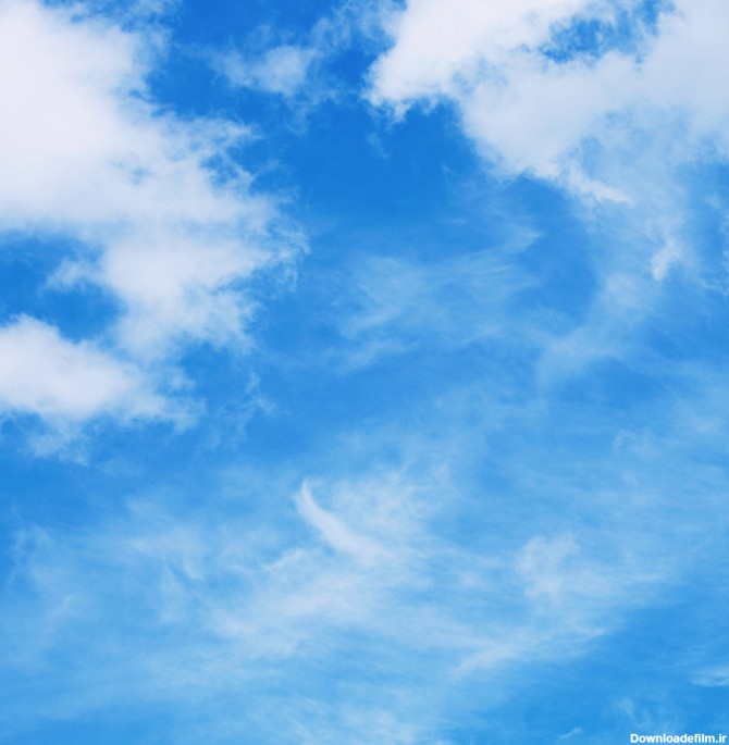 عکس ابر و آسمان آبی - مسترگراف
