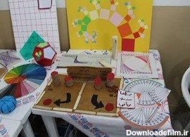 نمایشگاه دست سازه های ریاضی در شاهرود برپا شد