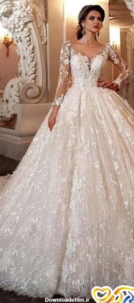 مدل لباس عروس پرنسسی