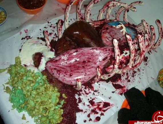 تصاویری از ترسناک ترین و چندش آورترین کیک های دنیا (18+)