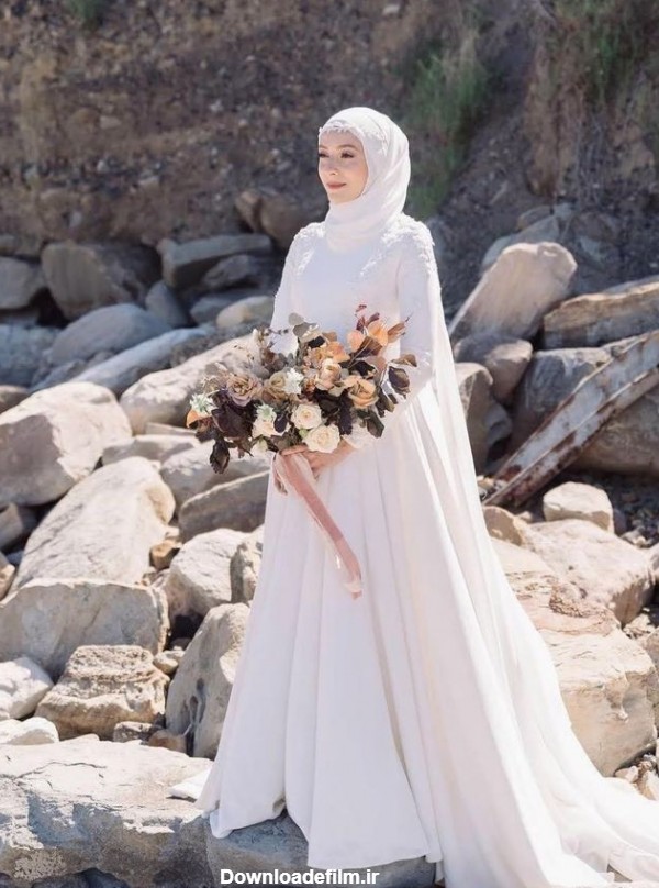 دانلود تصویر لباس عروس پوشیده