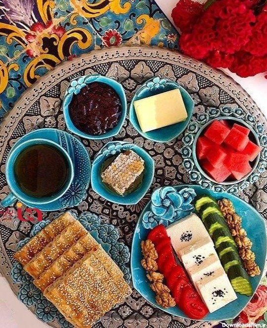عکس صبحانه ایرانی زیبا ۱۴۰۰ - عکس نودی