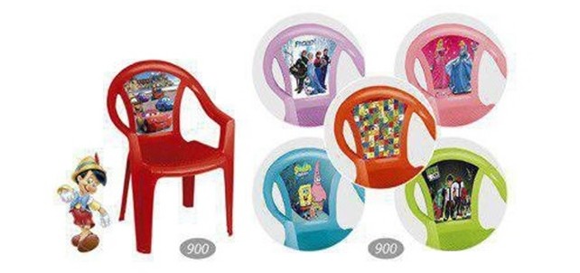 صندلی پلاستیکی کودک عکس دار