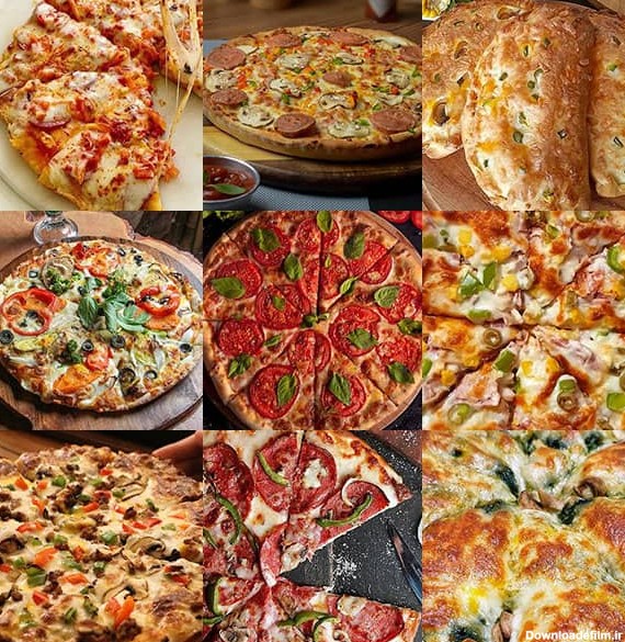 لیست آموزش طرز تهیه انواع پیتزا فست فودی و رستورانی