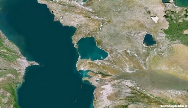 بررسی وضعیت کاهش آب دریای خزر با تصاویر ماهواره‌ای/ سازمان فضایی ...