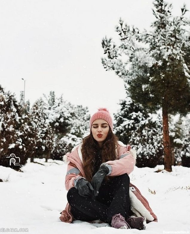 45 ژست دخترانه و پسرانه عکاسی در برف