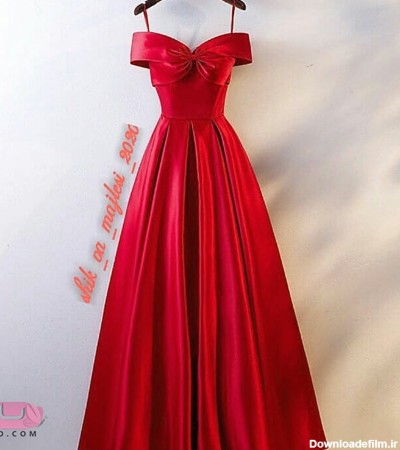 مدل لباس مجلسی قرمز دخترانه و زنانه شیک | ساتیشو