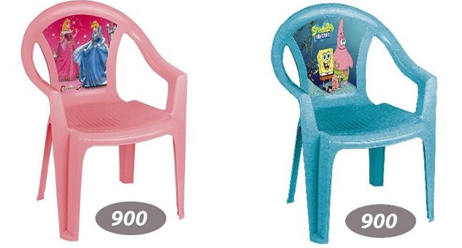صندلی پلاستیکی کودک عکس دار