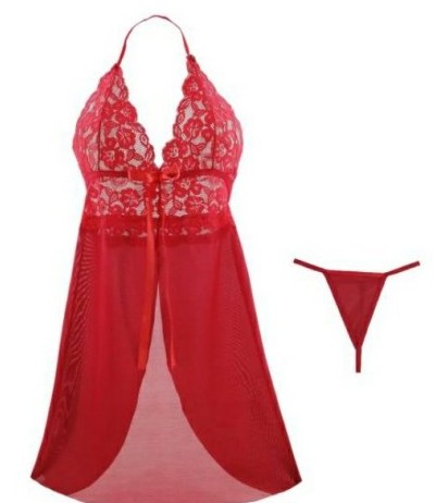 خرید و قیمت لباس خواب توری قرمز از غرفه yara gallery | باسلام