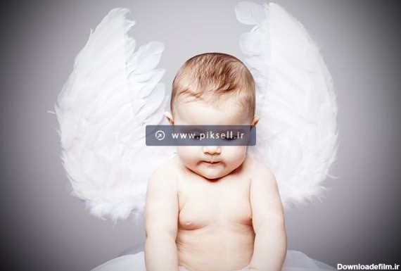 عکس با کیفیت از نوزاد فرشته