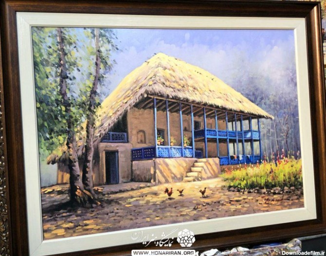 تابلو نقاشی خانه گیلانی
