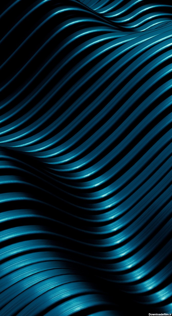 عکس زمینه الگوی فلزی موج های مدرن خطوط 4K پس زمینه | والپیپر گرام
