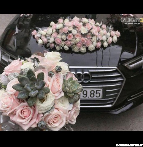 ست کردن دسته گل با ماشین عروس