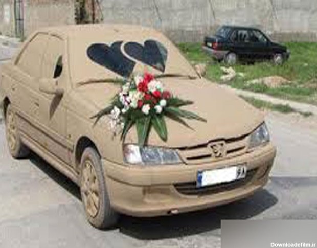 خلاقیت ایرانی در تزئین ماشین عروس!