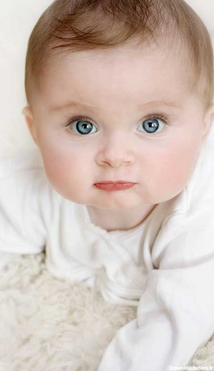 دانلود تصویر باکیفیت نوزاد زیبا و خوشگل با چشمان آبی | تیک طرح ...