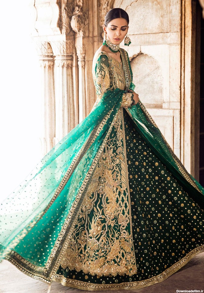 شیکترین تصاویر زیبا از لباس هندی زنانه و دخترانه ؛ ۲۵ مدل ساری مجلسی