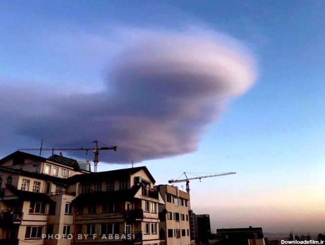 تصویری عجیب از آسمان تهران