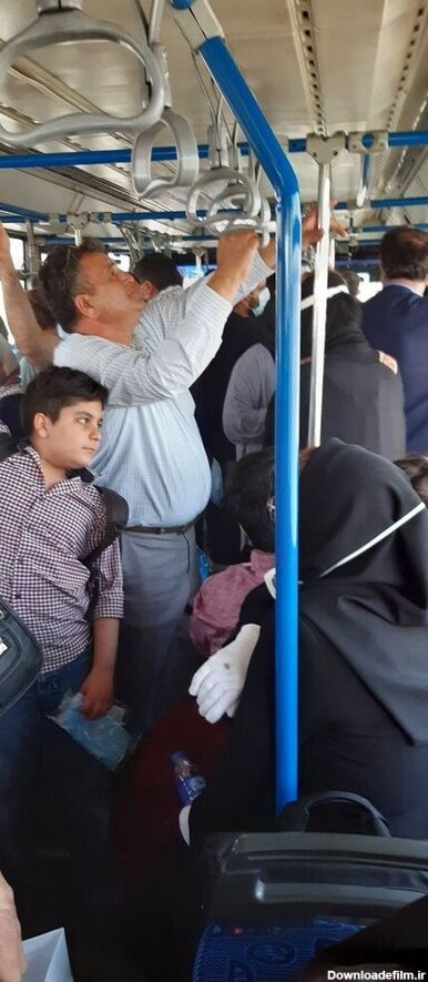 عکس |‌ مسافران این اتوبوس کرونا نمی‌گیرند؟ - همشهری آنلاین