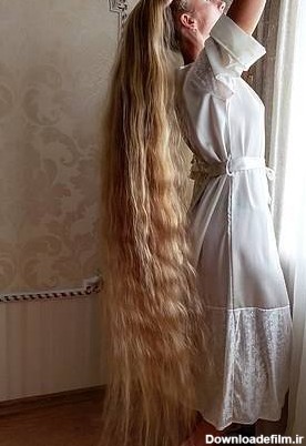 دختری که 28 سال است موهایش را کوتاه نکرده ! + عکس
