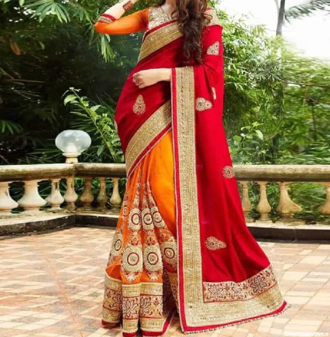 عکس لباس هندی ساری