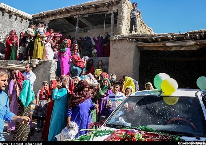 عکس عروس روستای