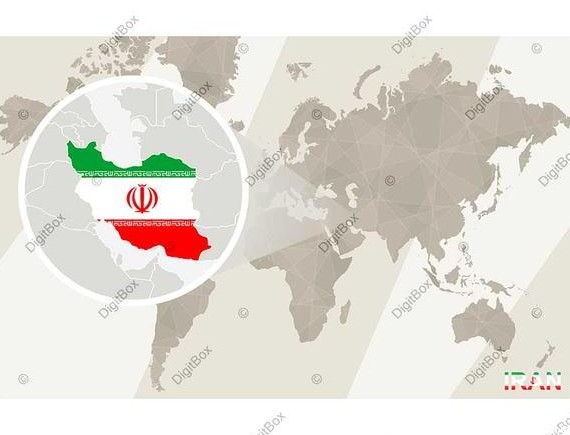 عکس ایران در نقشه جهان