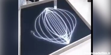 (ویدئو) نقاشی زیبای هندسی یک آونگ با استفاده از قوانین فیزیک