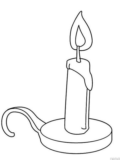 عکس نقاشی شمع