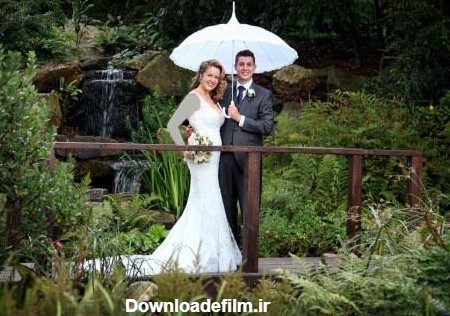 عکس عروس و داماد در باغ و فضاهای باز در طبیعت
