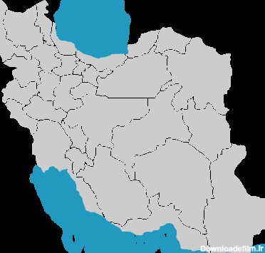 عکس نقشه ایران توخالی
