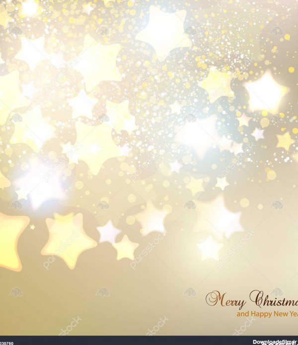 پس زمینه زیبا کریسمس با ستاره و جایی برای متن. تصویر برداری. 1030760