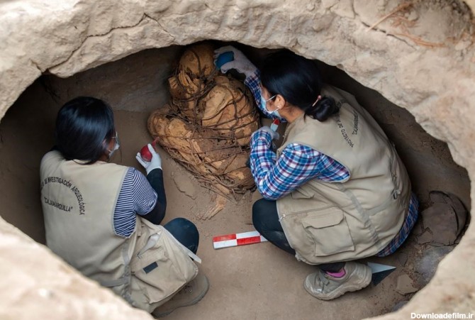 کشف یک مومیایی مرموز 1200 ساله در پرو! + تصاویر - تسنیم