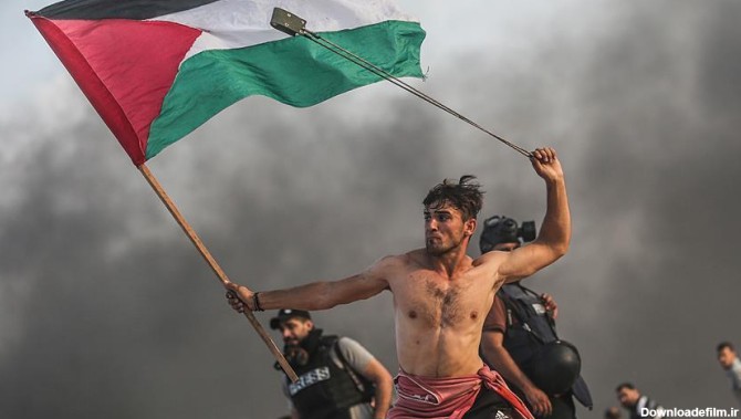 عکس خبرگزاری آناتولی؛ سمبل جدید مقاومت مردم فلسطین
