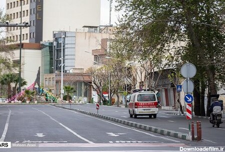 تصاویر خیابان‌های خلوت تهران
