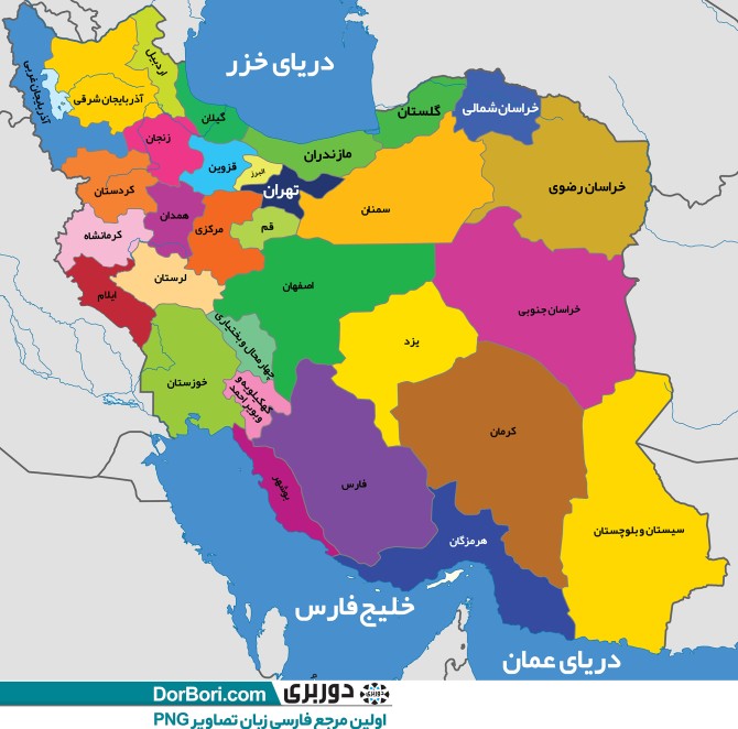 عکس خالی از نقشه ایران