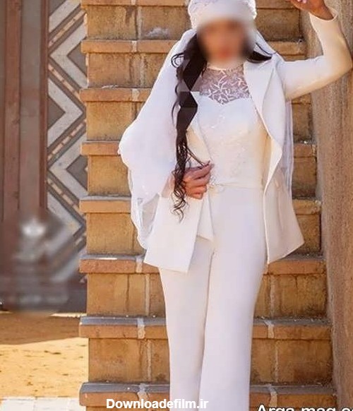 40 مدل کت شلوار عقد و عروسی زنانه سفید - مجله بانوی پارسی