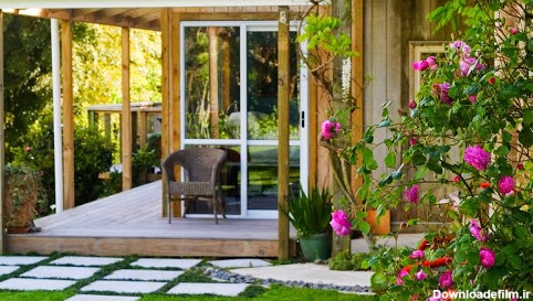 طراحی خانه باغ کوچک | آشنایی با باغ مدرن و هزینه اجرا | بیلدیکو