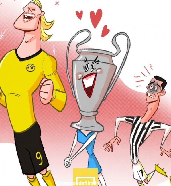 ارلینگ هالند، قهرمان جدید لیگ قهرمانان اروپا / کاریکاتور
