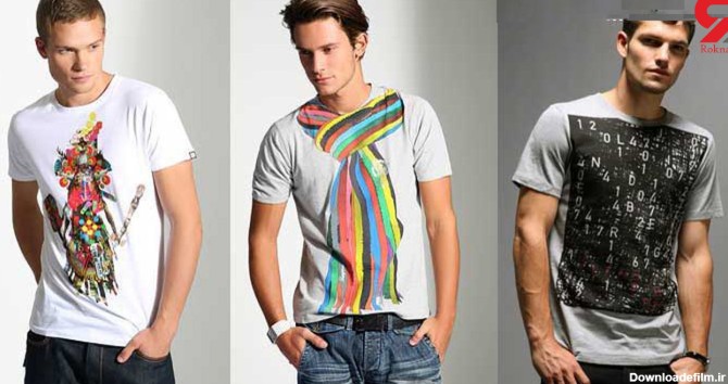 هرآنچه که آقایان باید درباره تی شرت مردانه بدانند +عکس های مدل ها