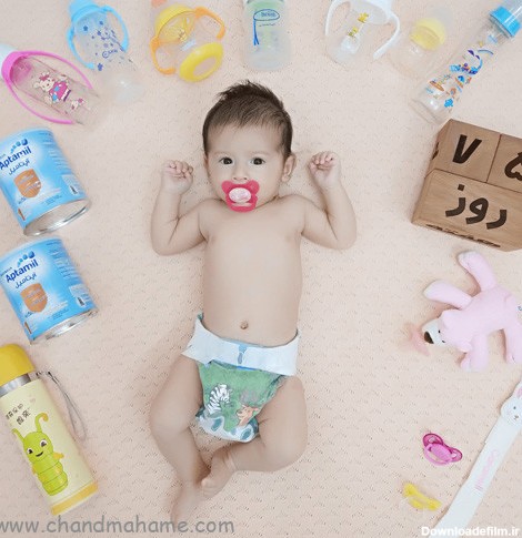 بهترین ایده‌های عکس نوزاد دو ماهه - مجله چند ماهمه