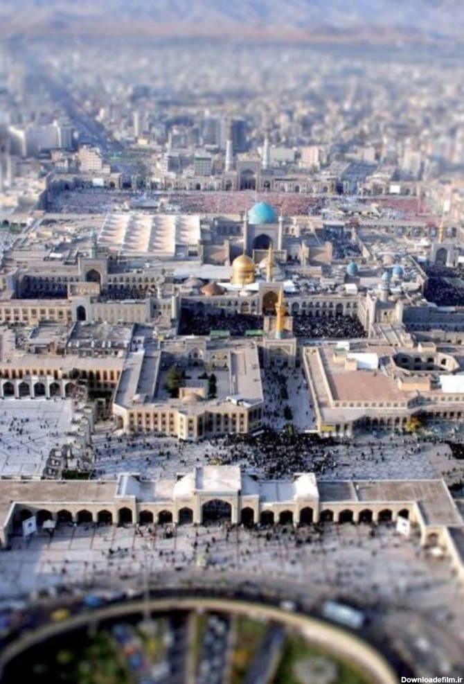 عکس هوایی بسیار زیبا از حرم امام رضا
