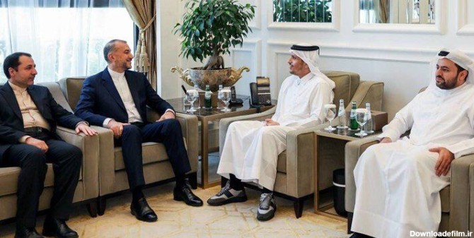 کفش‌های کتانی وزیر خارجه قطر در دیدار با امیرعبداللهیان سوژه عکاسان ...
