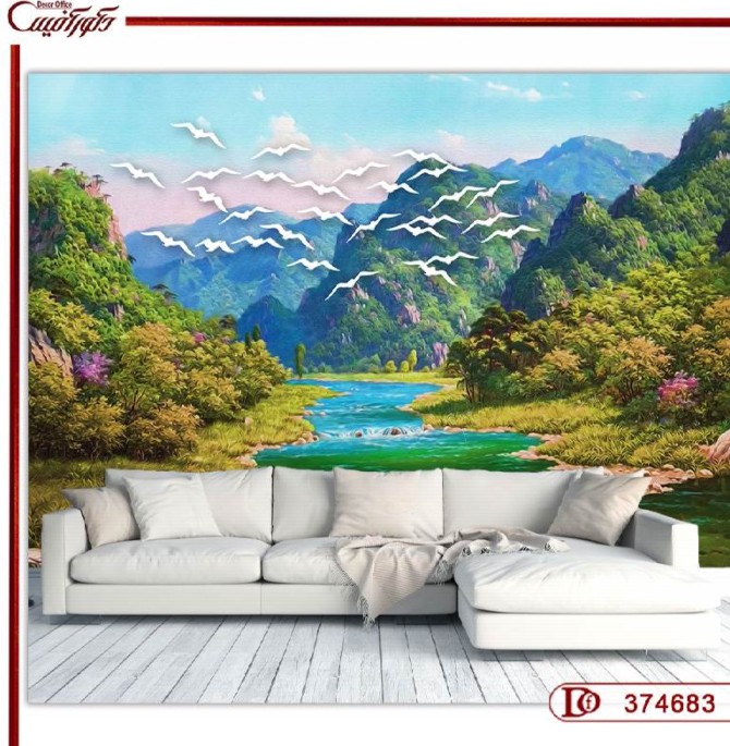 پوستر دیواری طبیعت و رودخانه 374683| پخش پوستر دیواری